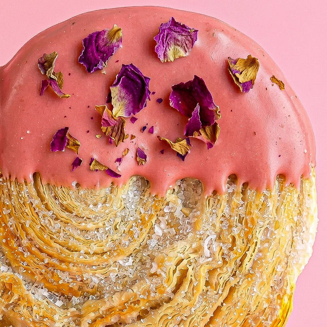 Strawberry Rose Palmier - Flour Girl Bakeries