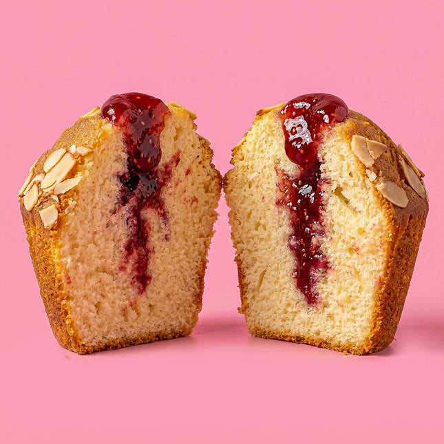 Strawberry Almond Muffin