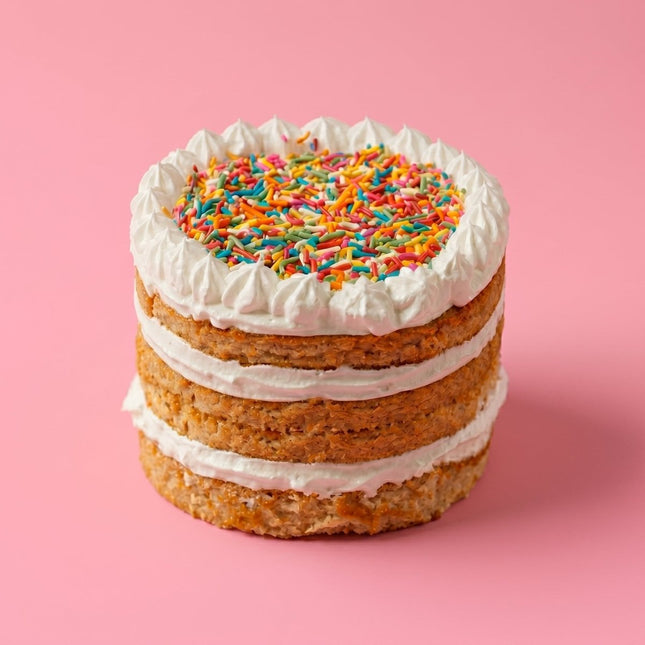 Vegan Birthday Cake mono - Flour Girl Bakeries