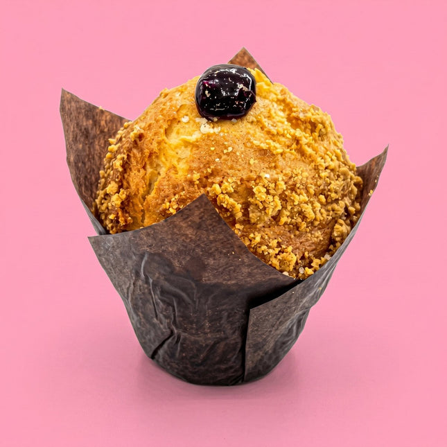 Vegan Blueberry Crumble Muffin - Flour Girl Bakeries