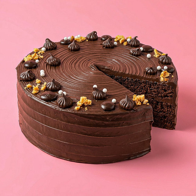 Vegan Chocolate Fudge Cake - Flour Girl Bakeries
