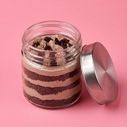 Vegan Chocolate Fudge Cake Jar 200 ML - Flour Girl Bakeries