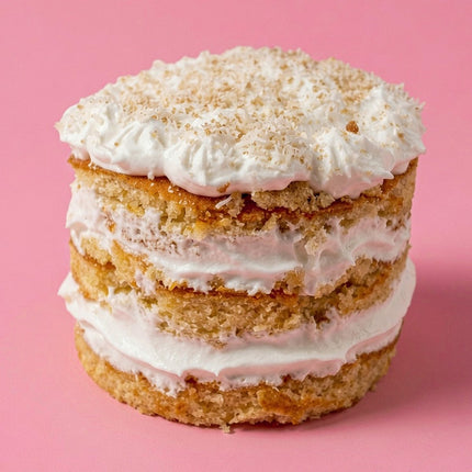 Vegan Coconut Cake mono - Flour Girl Bakeries