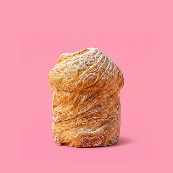 Vegan cinnamon sugar cruffin
