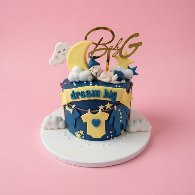 Welcome Baby Cake - serves 15 - Flour Girl Bakeries