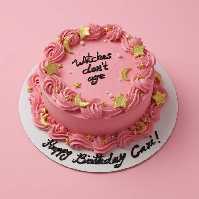 Witches Don’t Age Cake - Flour Girl Bakeries