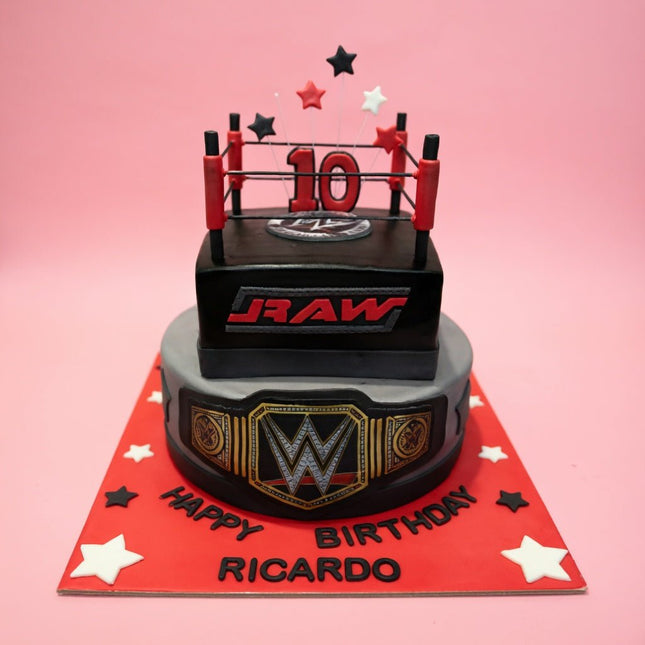 WWE Cake - serves 35 - Flour Girl Bakeries